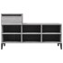 Mueble zapatero madera contrachapada gris Sonoma 102x36x60