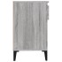 Mueble zapatero madera contrachapada gris Sonoma 102x36x60