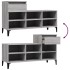 Mueble zapatero madera contrachapada gris Sonoma 102x36x60