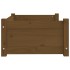 Cama para perros madera maciza pino marrón miel 65,5x50,5x28