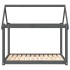 Cama para perros madera maciza de pino gris 111x80x100