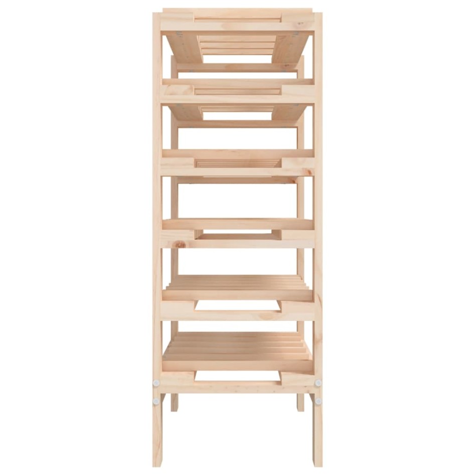 Botellero madera maciza de pino 65x29x112