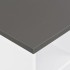 Mesa alta de cocina blanco y gris antracita 60x60x110