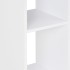 Mesa alta de cocina blanco y gris antracita 60x60x110