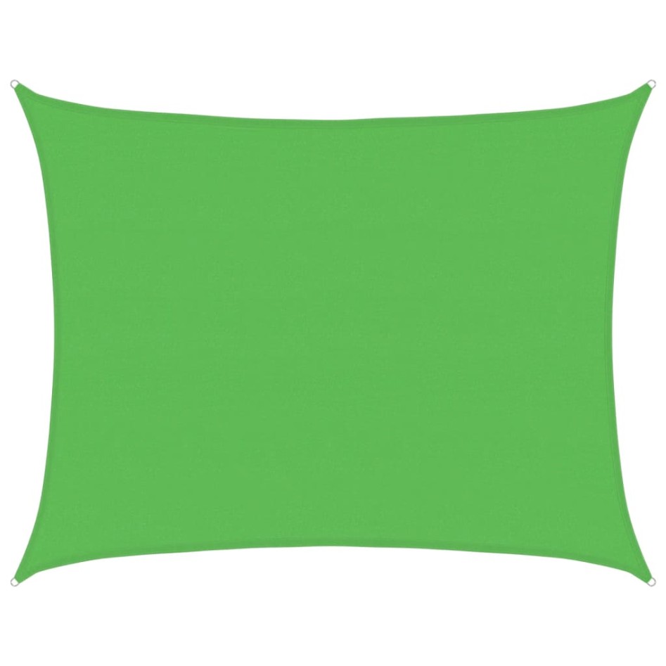 Toldo de vela HDPE verde claro 160 g/m² 6x8