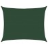 Toldo de vela HDPE verde oscuro 160 g/m² 6x7
