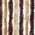 Cortina mosquitera chenilla beige y marrón 118x220