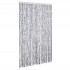 Cortina mosquitera chenilla blanco y gris 118x220