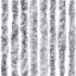 Cortina mosquitera chenilla blanco y gris 118x220