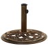 Base de sombrilla de hierro fundido bronce 44x44x31
