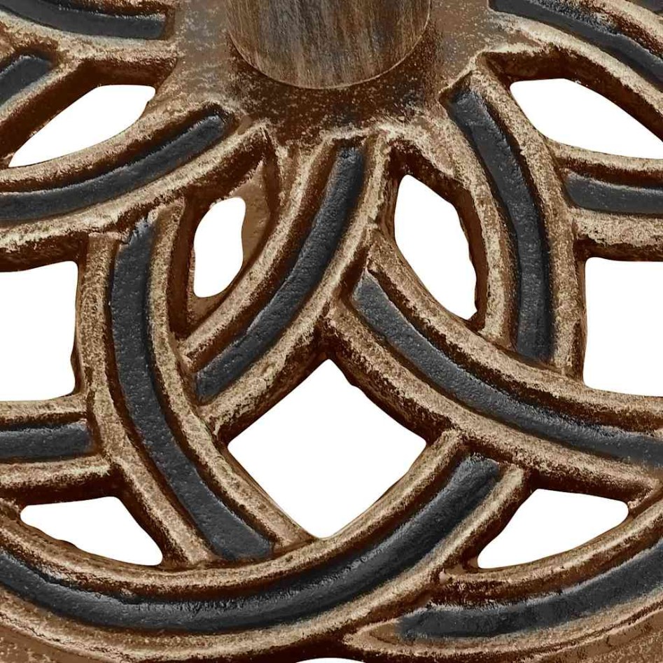 Base de sombrilla de hierro fundido bronce 44x44x31