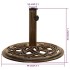 Base de sombrilla de hierro fundido bronce 44x44x31