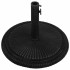 Base de sombrilla de hierro fundido negro 45x45x30