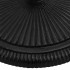 Base de sombrilla de hierro fundido negro 45x45x30