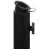 Base de sombrilla de hierro fundido negro 45x45x30