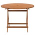 Mesa de jardín plegable madera maciza de acacia Ø 90x75