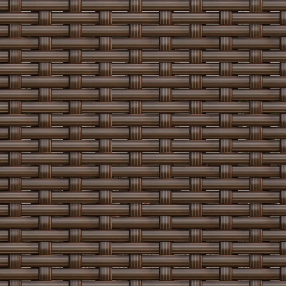 Sofá de jardín de 3 plazas con cojines ratán sintético