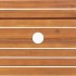 Mesa de jardín plegable madera maciza de acacia Ø 90x75