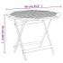 Mesa de jardín plegable madera maciza de acacia Ø 90x75