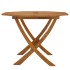 Mesa de jardín plegable madera maciza de acacia 90x75