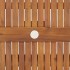 Mesa de jardín plegable madera maciza de acacia 90x75