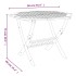 Mesa de jardín plegable madera maciza de acacia 90x75