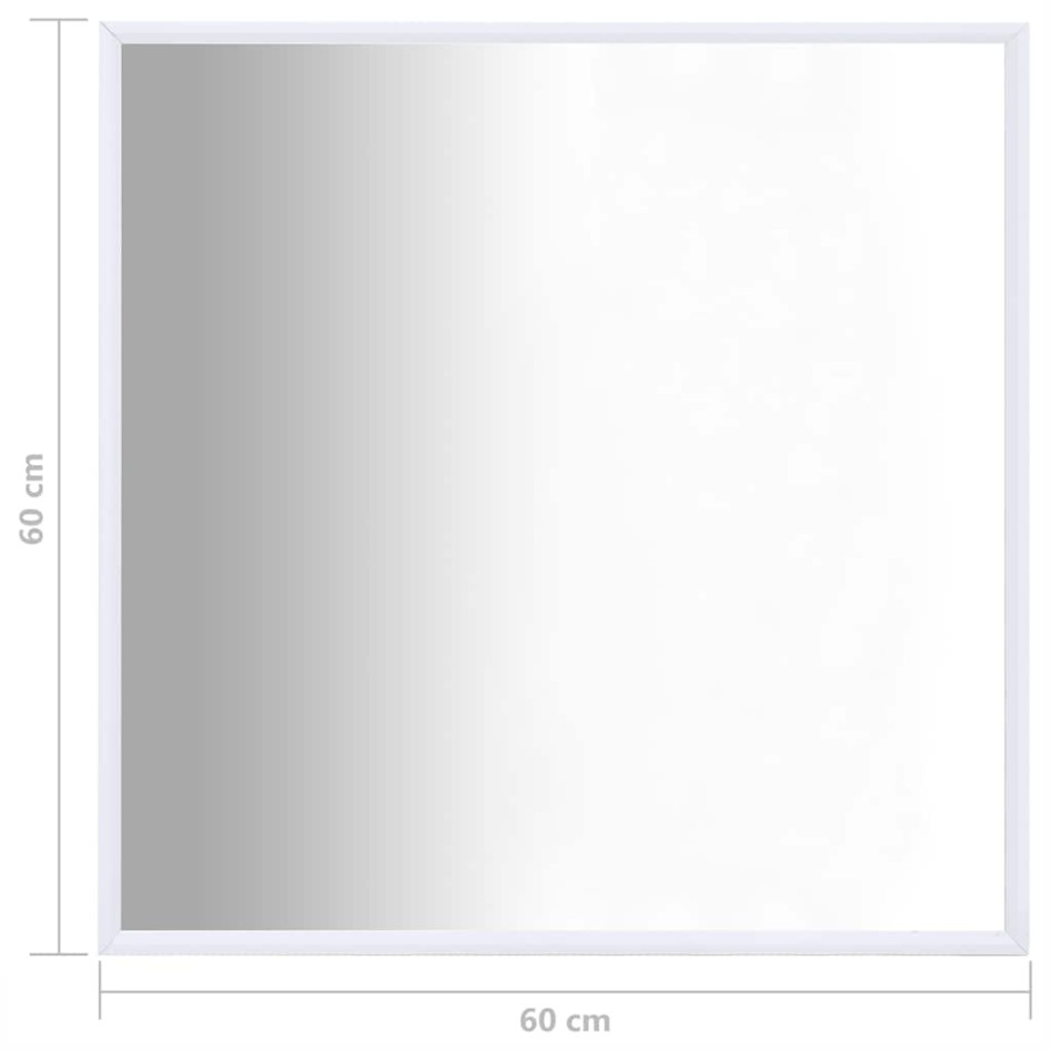 Espejo blanco 60x60