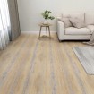 Lamas para suelo autoadhesivas 55 uds PVC marrón 5,11 m²