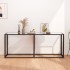 Mesa consola vidrio templado transparente 180x35x75,5