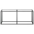 Mesa consola vidrio templado transparente 180x35x75,5