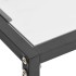 Mesa consola vidrio templado transparente 180x35x75,5