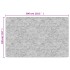 Alfombra lavable antideslizante beige 190x300
