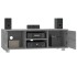 Mueble de TV madera contrachapada gris Sonoma 120x40,5x35