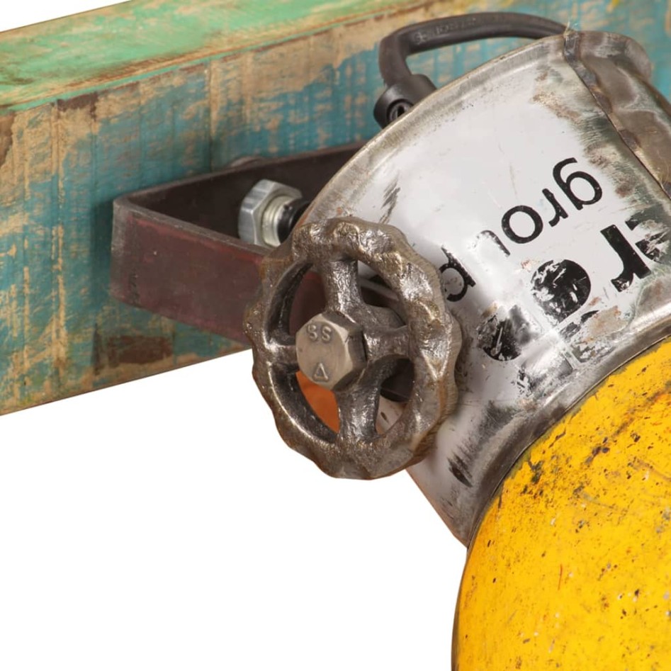 Lámpara de pared industrial multicolor E27 45x25