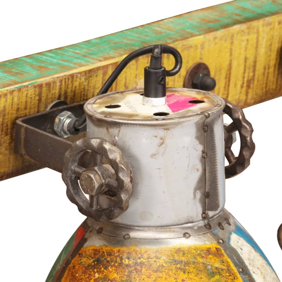 Lámpara de pared industrial multicolor E27 45x25