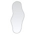 Espejo de pared plateado 90x40