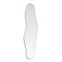 Espejo de pared plateado 90x40
