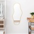 Espejo de pared dorado 90x40