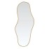Espejo de pared dorado 90x40