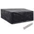Fundas de muebles de jardín 2 uds 10 ojales 260x260x90