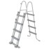 Bestway Escalera de seguridad para piscina 4 peldaños Flowclear 122