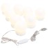 Espejo de pared con luces LED redondo de