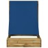 Arenero con tejado de madera de pino impregnada 160x100x133