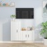 Set de muebles de TV 2 piezas madera contrachapada