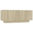 Mesita de noche madera de ingeniería roble Sonoma 100x35x40