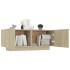 Mesita de noche madera de ingeniería roble Sonoma 100x35x40