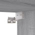 Set de muebles para TV 2 pzas madera contrachapada gris