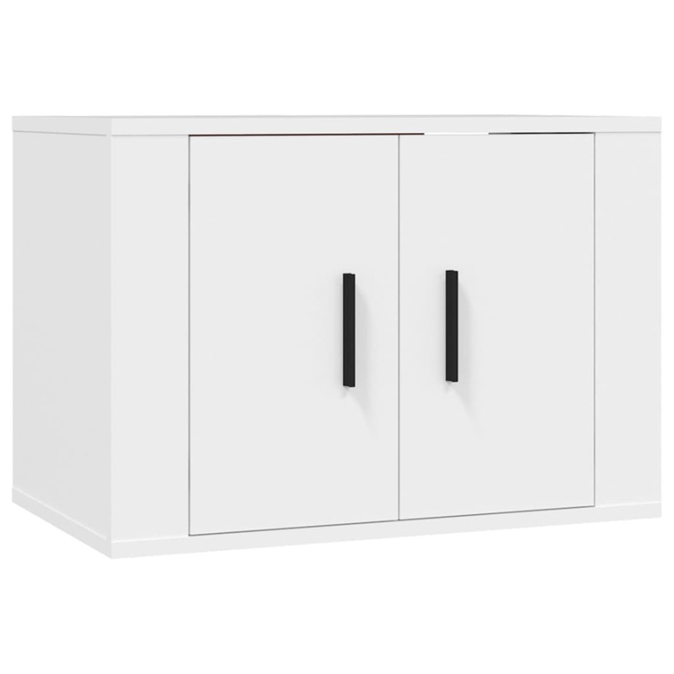 Set de muebles de TV 2 piezas madera contrachapada