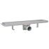 Desagüe lineal de ducha 2 piezas 530x140 mm acero