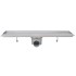 Desagüe lineal de ducha 2 piezas 530x140 mm acero